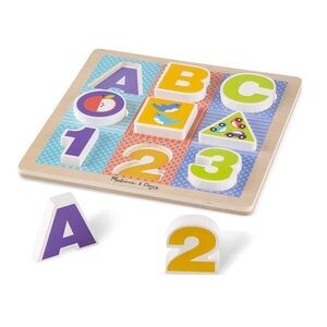 Melissa and Doug ABC 123 block puzzle